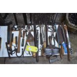 Assorted Tools; Scrapers, Files, Chisels, Pop Rivet Gun, etc.