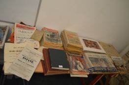 Vintage Books, Comics, Newspapers, etc.