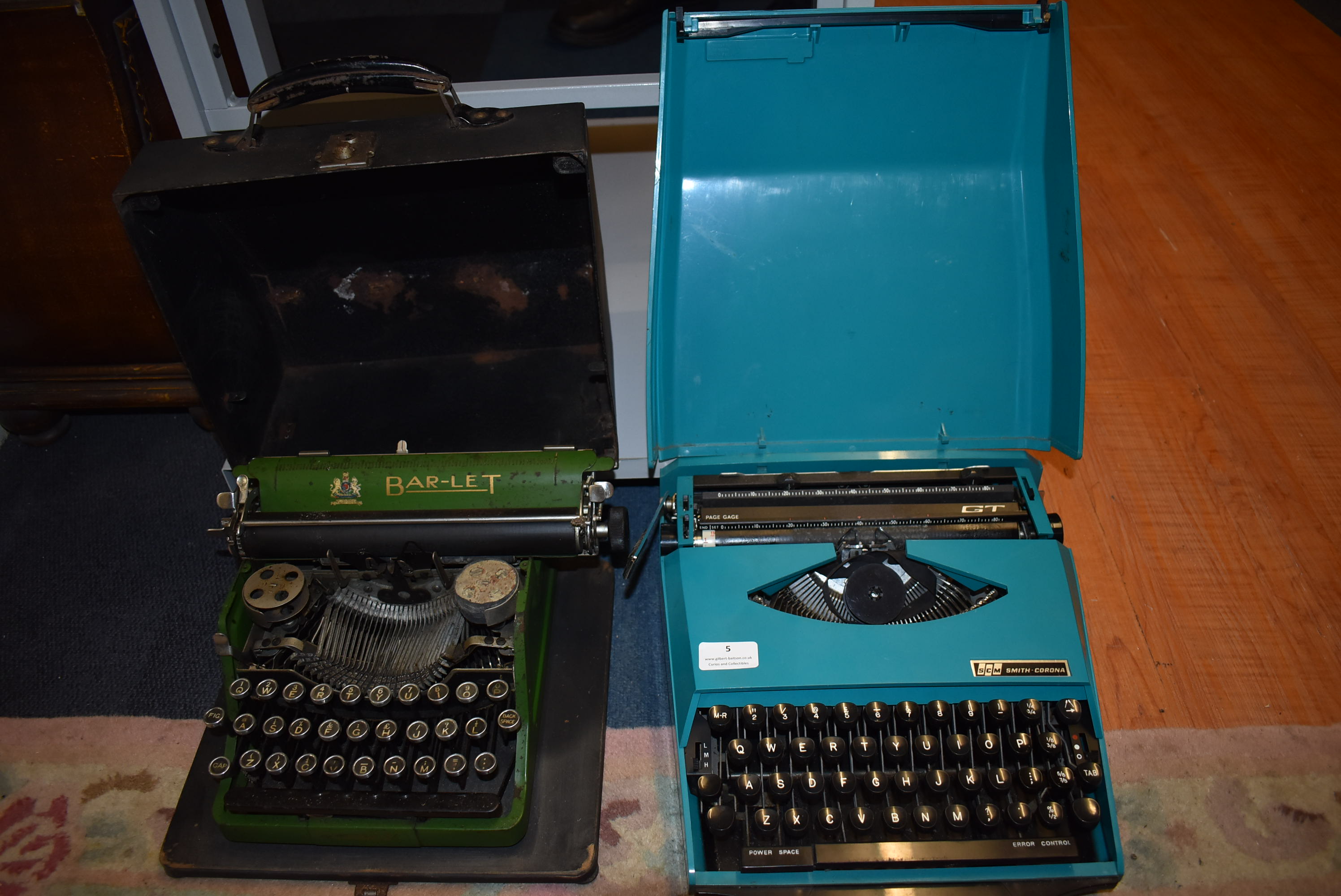 Vintage Bar-Lett and Smith Corona Typewriters