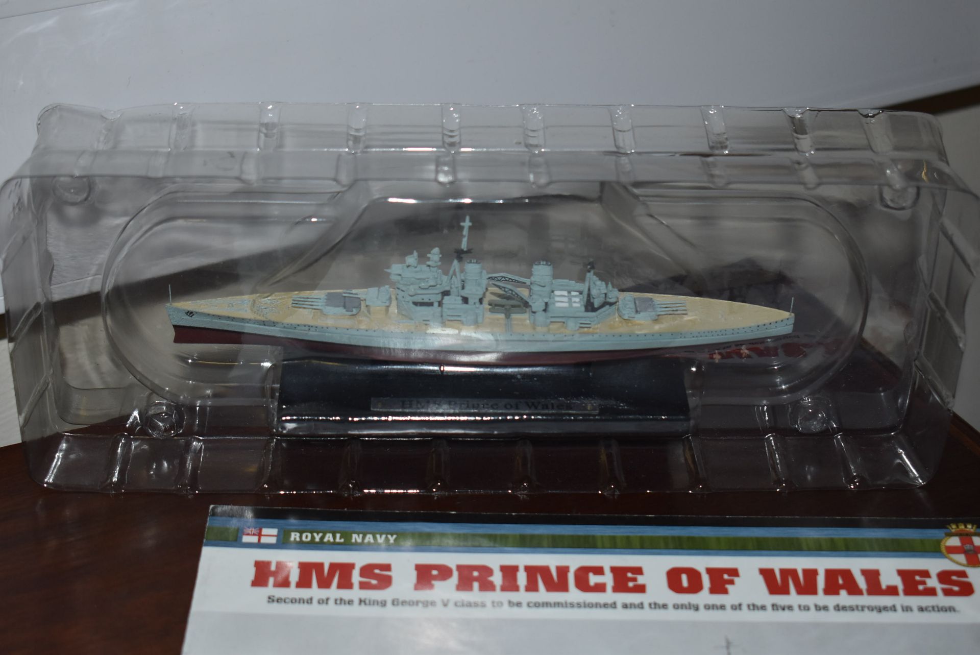 Three WWII Model Warships and Related Ephemera - Image 4 of 4