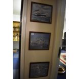 Three Framed Prints of Boats