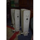 Pair of Oil Filled Electric Radiators