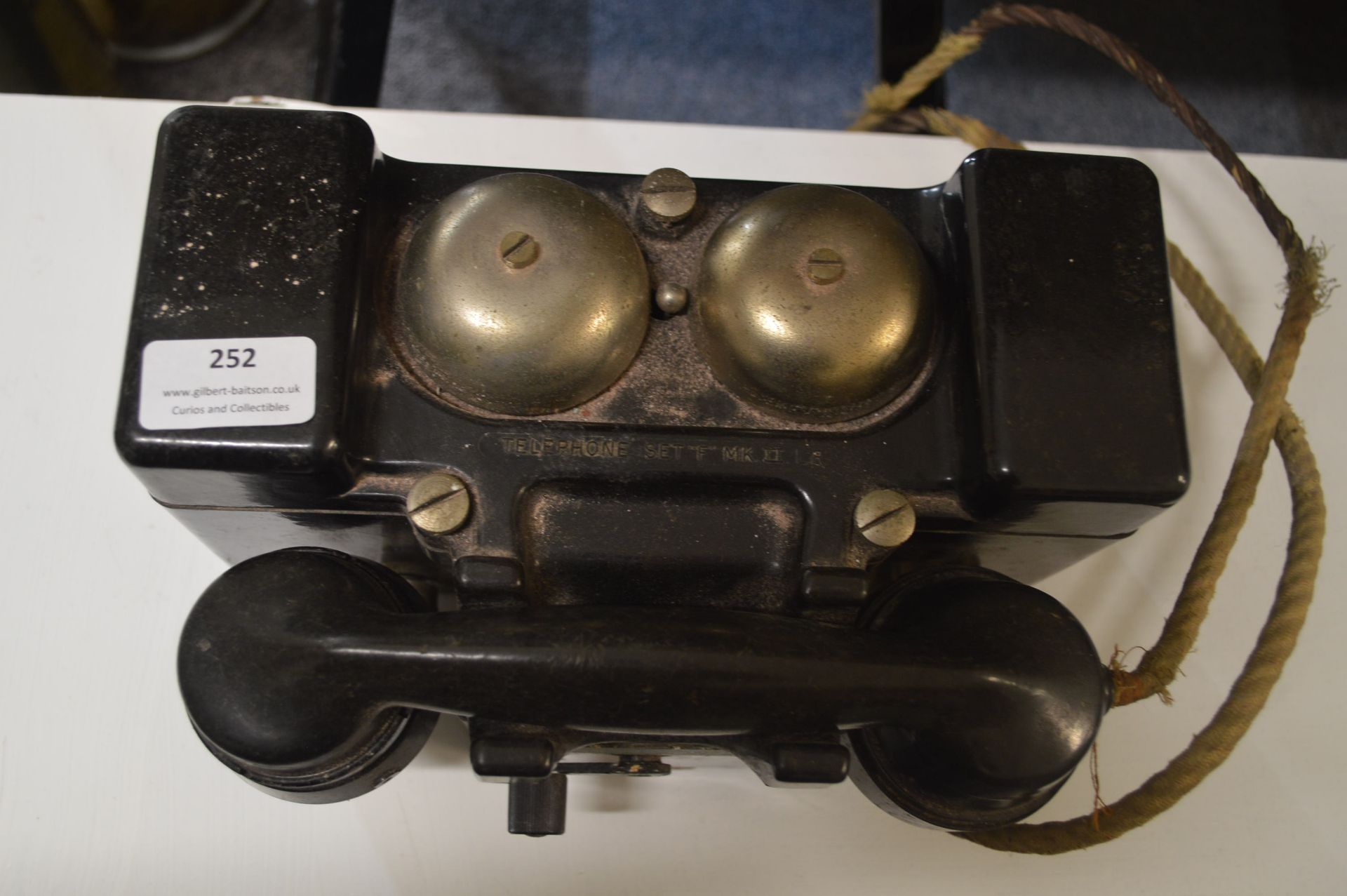 WWII Set F Mk.II Field Telephone - Image 3 of 3