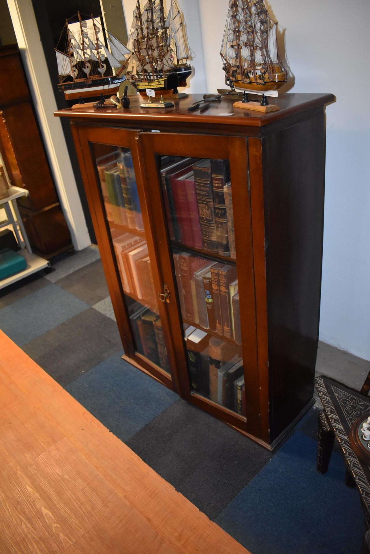 Two Door display Cabinet with Glazed Doors