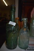 Tinsley & Co. and J. Hindle Glass Bottles
