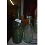 Tinsley & Co. and J. Hindle Glass Bottles