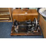 Jones Portable Vintage Sewing Machine