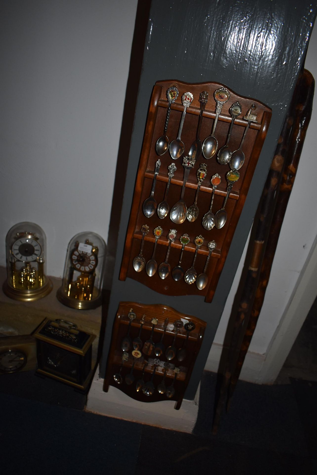 Quantity of Collectible Spoons in Display Shelves - Image 2 of 2