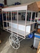 * Large metal candy cart - ideal for shop display, events, etc. 1170w x 1550d x 2000h