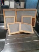 * 7 x pin boards in frames