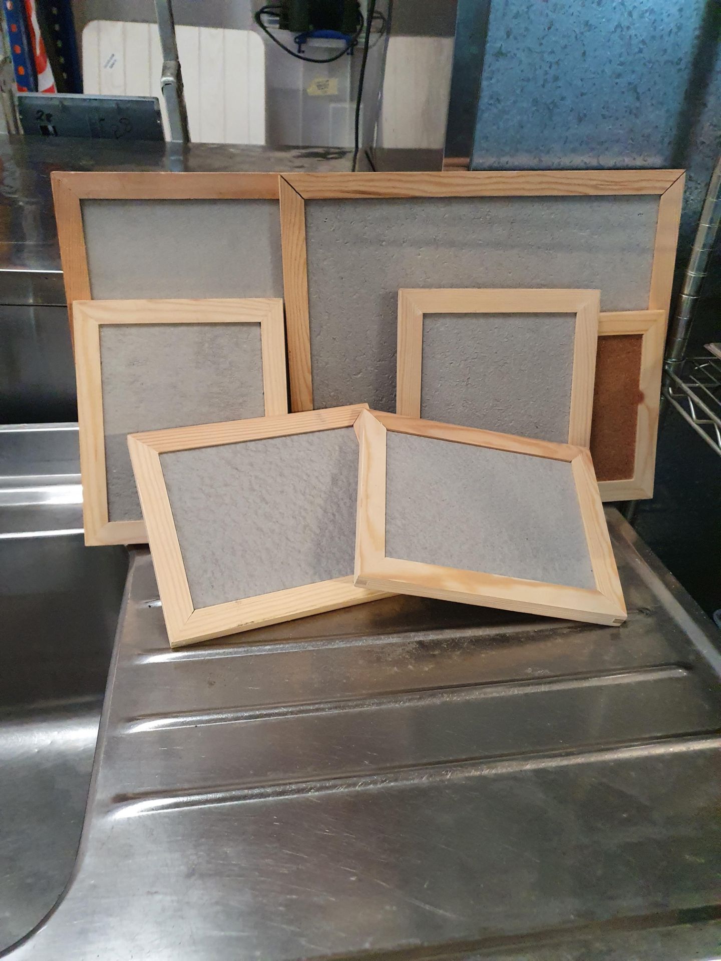 * 7 x pin boards in frames