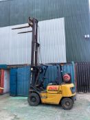 *Mitsubishi GP20 gas forklift triple mast, container height