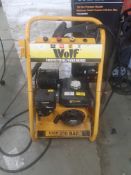 * Wolf 3000psi petrol power washer.