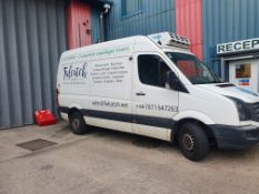 * VOLKSWAGEN CRAFTER - refridgerated van with stand-by hook up. 182,029 miles. MOT until Feb
