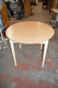 *Circular Table with Four Legs