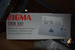 *Sigma TBM100 Thermal Binding Machine