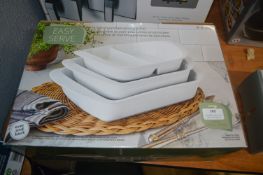 *Easy Serve 2pc Porcelain Serving Dish Set