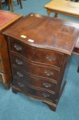 Four Drawer Serpentine Front Chest