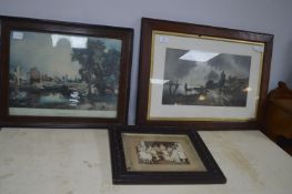 Three Framed Period Prints