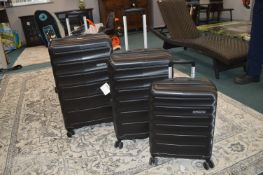 *American Tourister Black 3pc Luggage Set