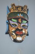 Painted Ethnic Wooden Mask