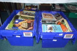 Two Large Boxes of Assorted Books