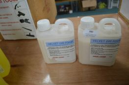 *2L of Velvet Dry Foam Concentrate Formula