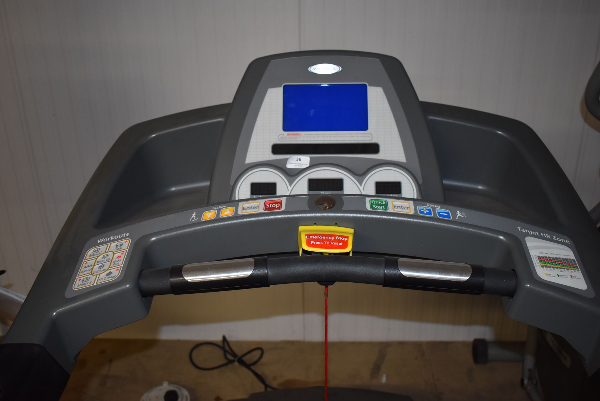 *Matrix Ultimate Deck Treadmill (requires lower board) - Image 2 of 2