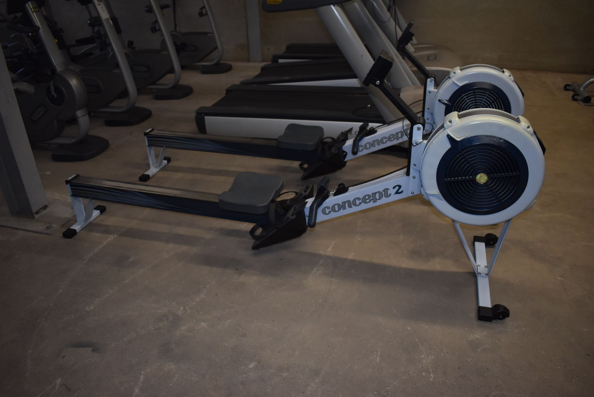 *Concept 2 Air Rower with PM3 Digital Display - Image 2 of 2