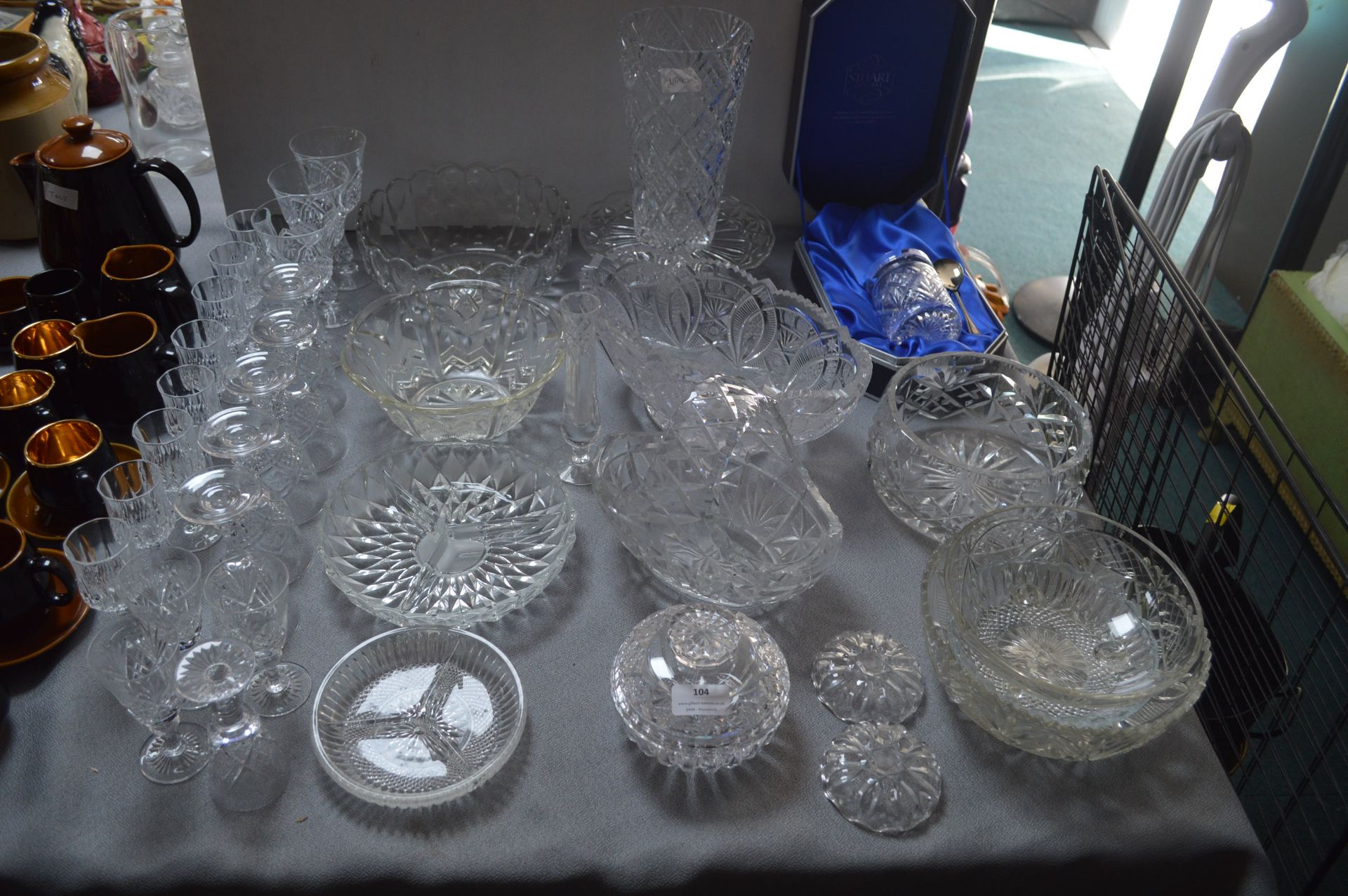 Glass Fruit Bowls, Vases, Drinkware, etc.