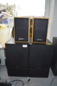 Pair of Fisher Audio Speakers and a Pair of Acoust