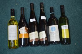 Six Bottles of White Wine