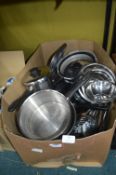 Stainless Steel Cookware, Kitchen Utensils, etc.