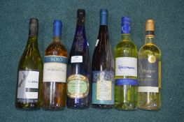 Six Bottles of White Wine