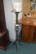 Wrought Iron Candlestick