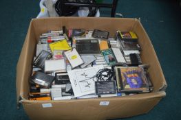 Large Collection of Cassette Tapes and CDs