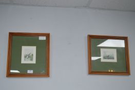 Two Signed Print by D. Hinchcliffe
