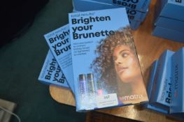 *3x Matrix Brighten Your Brunette Hair Care System