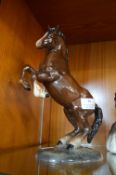 Beswick Figure of a Rearing Bay Horse No.1014