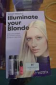 *4x Matrix Illuminate Your Blond Hair Care System