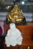 Two Buddha Figures