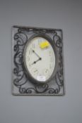 Decorative Metal Framed Wall Clock
