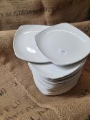 * 25+ square white plates