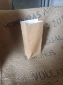 * 100+ small linned bags - brown paper effect outers - partial box