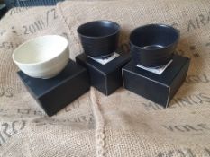 * 3 x macha bowls - gift boxed