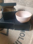* 3 x stone bowls in gift boxes