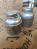 * 2 x metal canisters