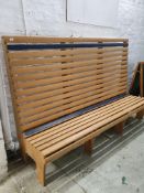 * Large wooden bench 230w x 700d x 1500h