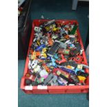 Large Crate of Diecast Toy Cars etc.