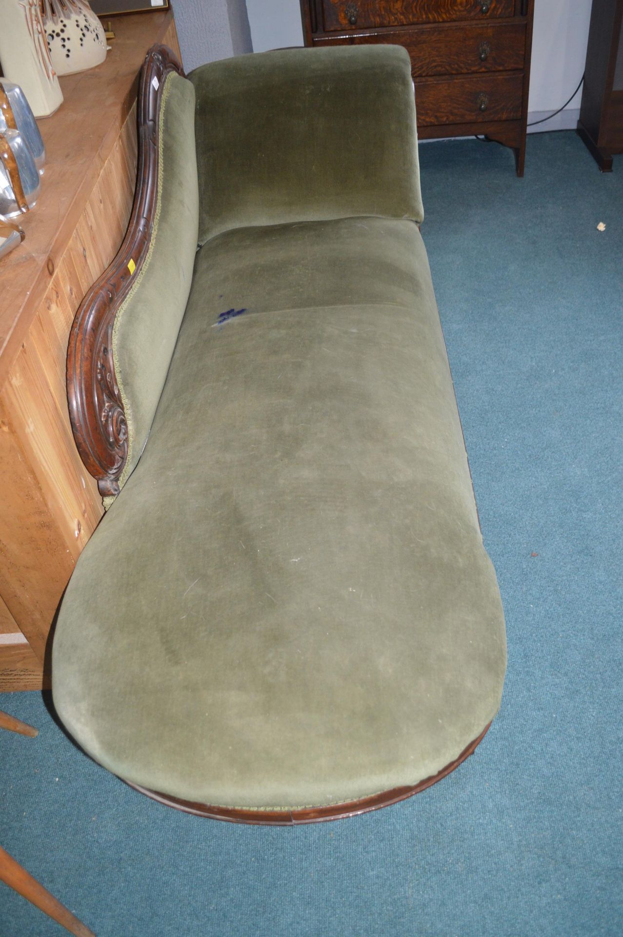 Victorian Chaise Lounge - Image 2 of 2